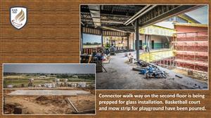 basketball court and playground construction